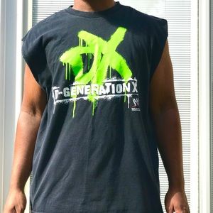 WWE D - Generation X  Black sleeveless T shirt